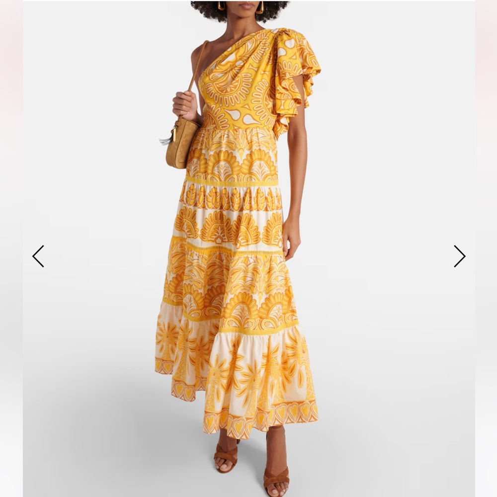 FARM RIO Ainika Tapestry printed maxi dress